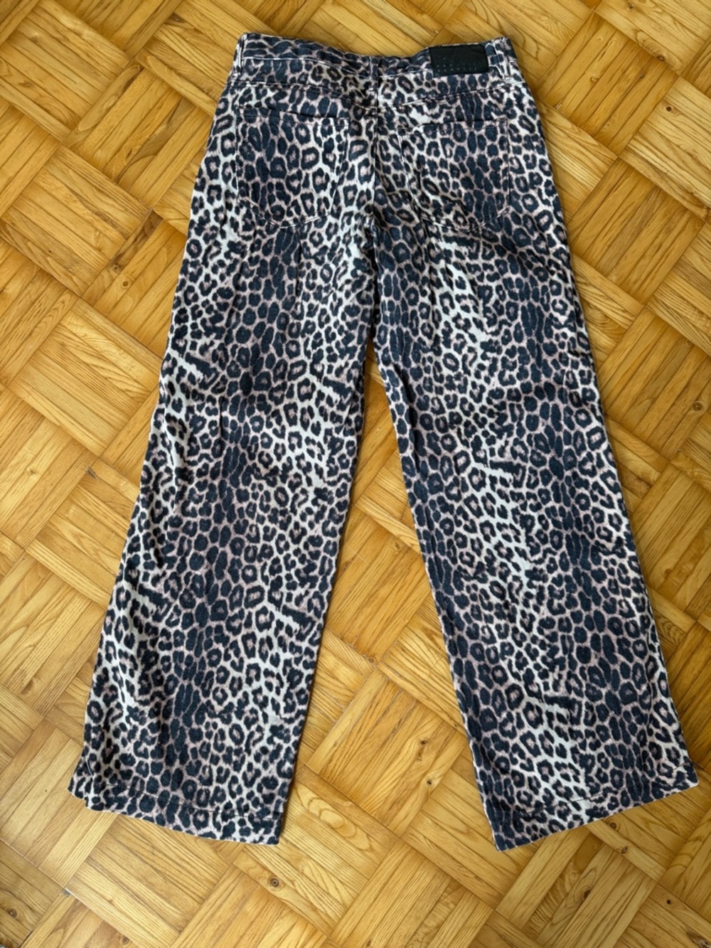 PacSun Casey Low Rise Baggy Pants - Leopard - Picture 4 of 4